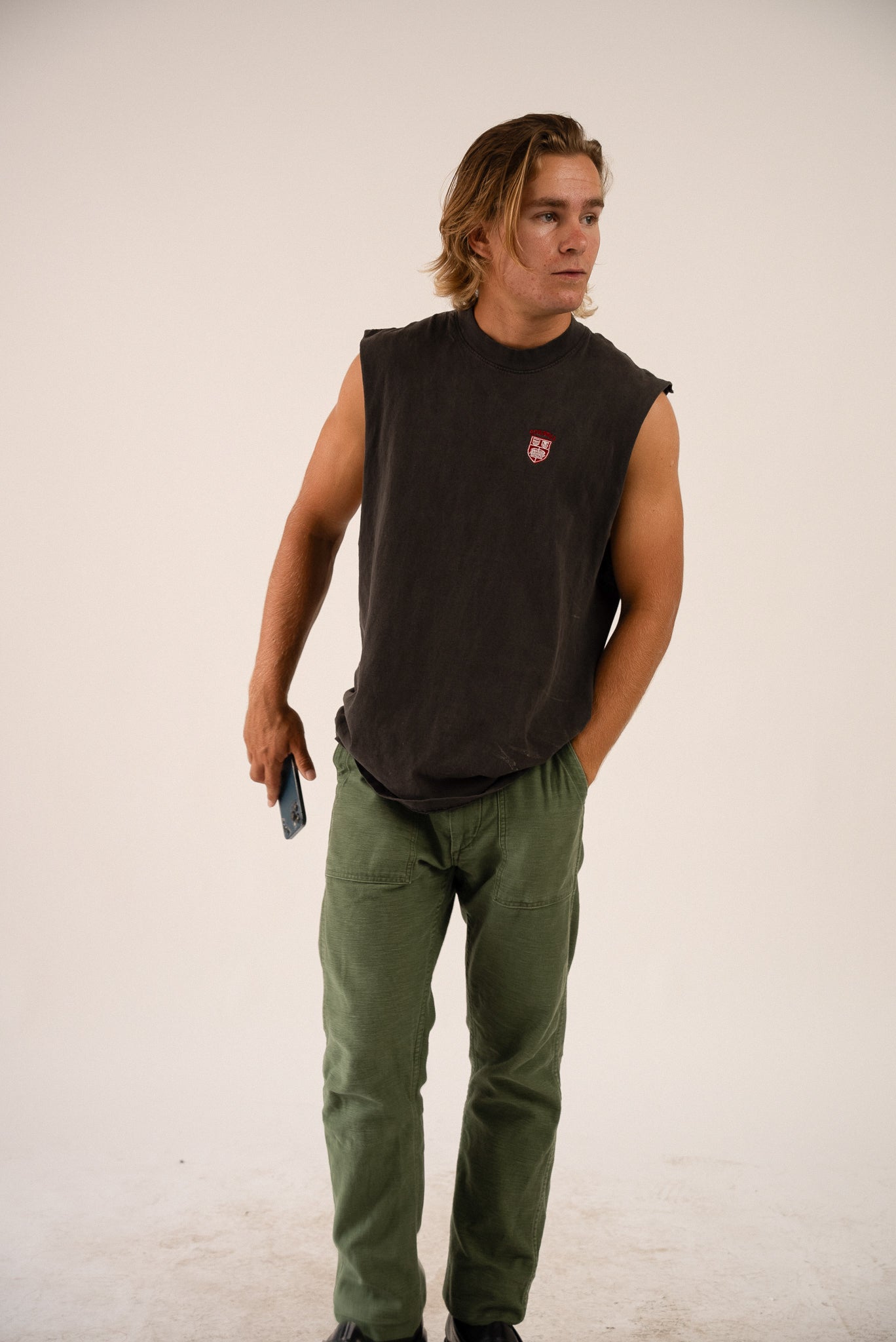 Sleeveless Cotton Tee